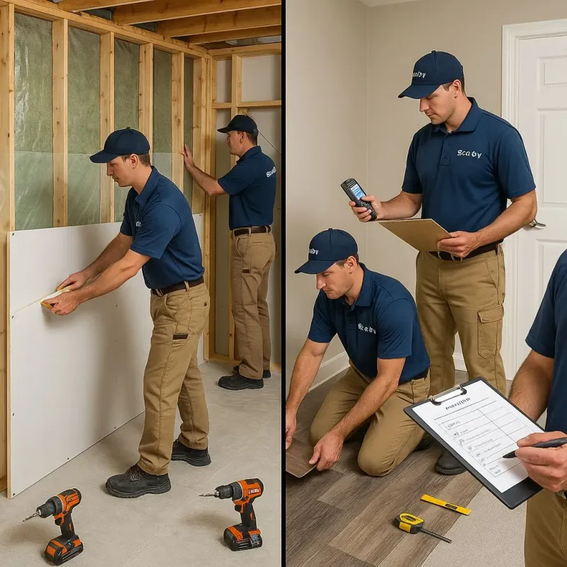 Repairs and Reconstruction process in Mesquite, NV